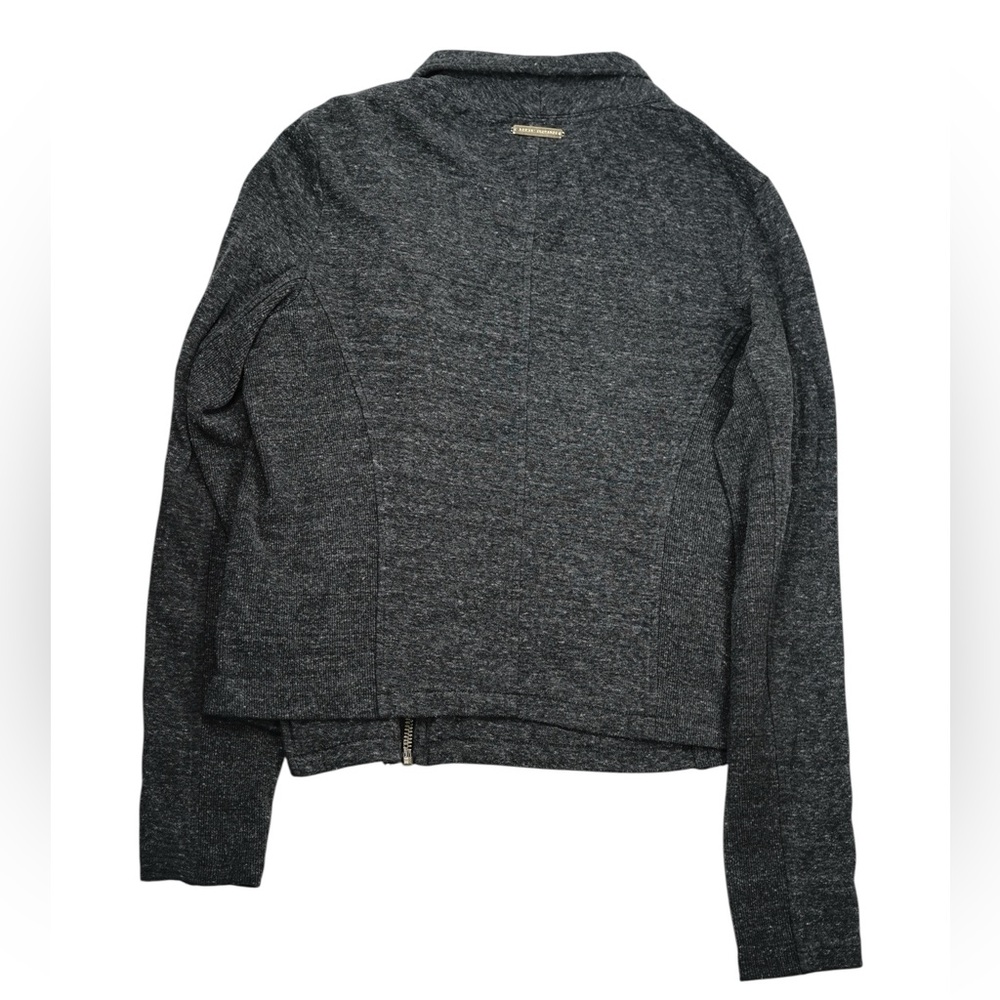 Armani Exchange Charcoal Gray Asymmetrical Zip Jacket – Women’s Size Medium - Picture 8 of 17
